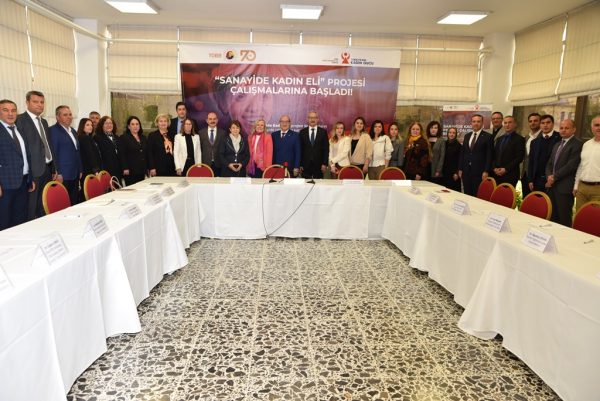 ‘Sanayide Kadın Eli’ projesinin basın toplantısı gerçekleştirildi.